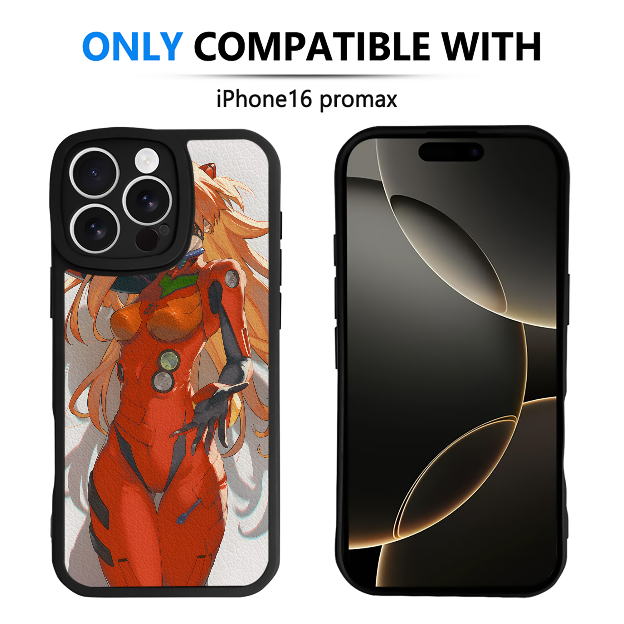 （画像用） EVA 新世紀エヴァンゲリオン 【iPhone 16シリーズ対応】シリコンスマホケース（レザー調） 材質：シリコン